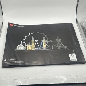 Lego LONDON 21034 Architecture INSTRUCTION Manual Booklet ONLY (No Bricks)