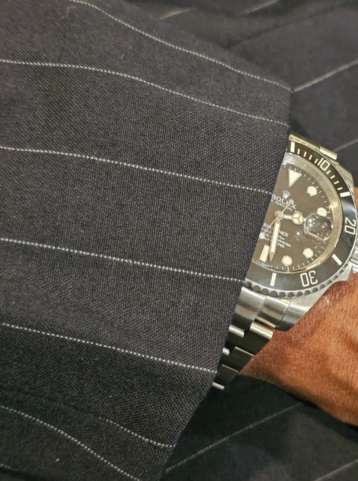 Polo от Ralph Lauren 100% шерсти темно-синий сшитый лацкан спортивная куртка Blazer 42S - Изображение 3 из 4