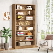 71 Inch Tall Bookcase, Modern Freestanding Bookshelf 9 Tier Open Display Shelf