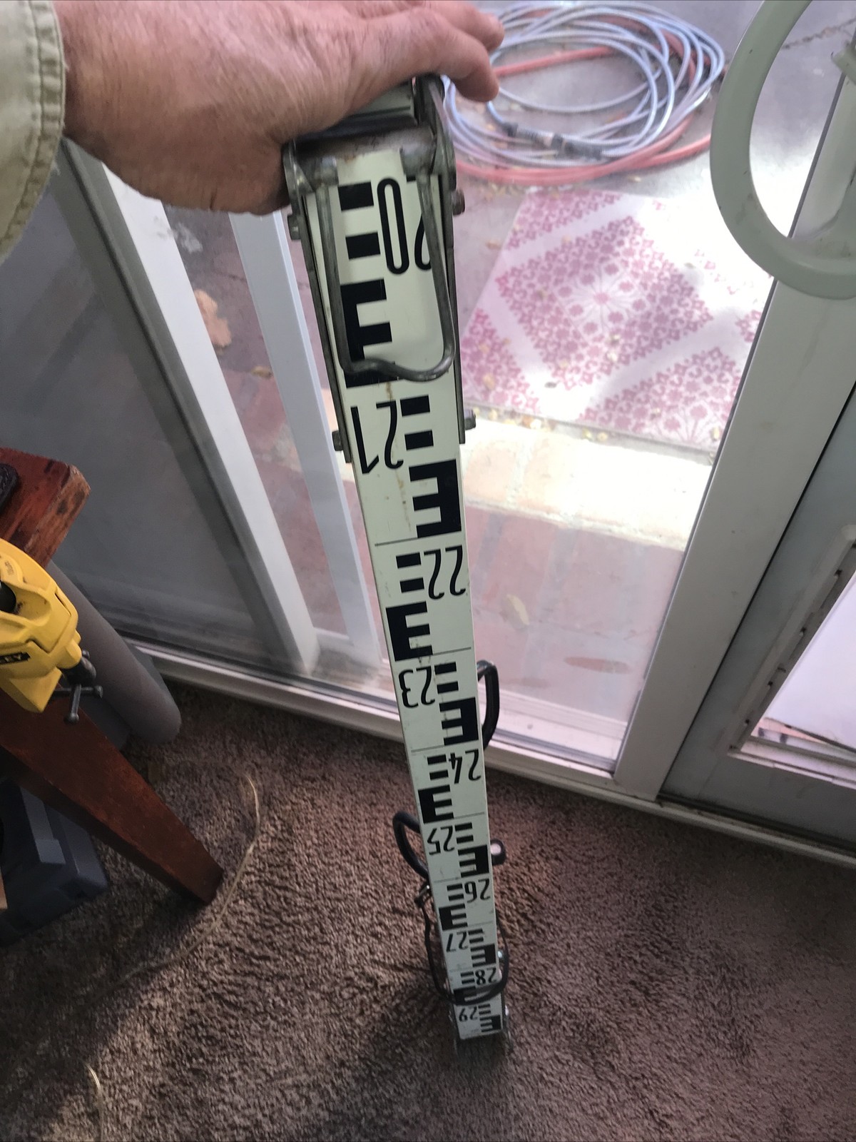 Vintage Carl Zeiss - 4 Meter Wooden Folding Digital/Optical/Stadia/Survey Rod