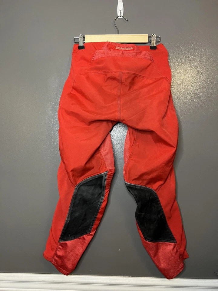 Troy Lee Designs GP Pants Mens 28 Red Motocross BMX MX Offroad Racing Adult - Image 4 of 4