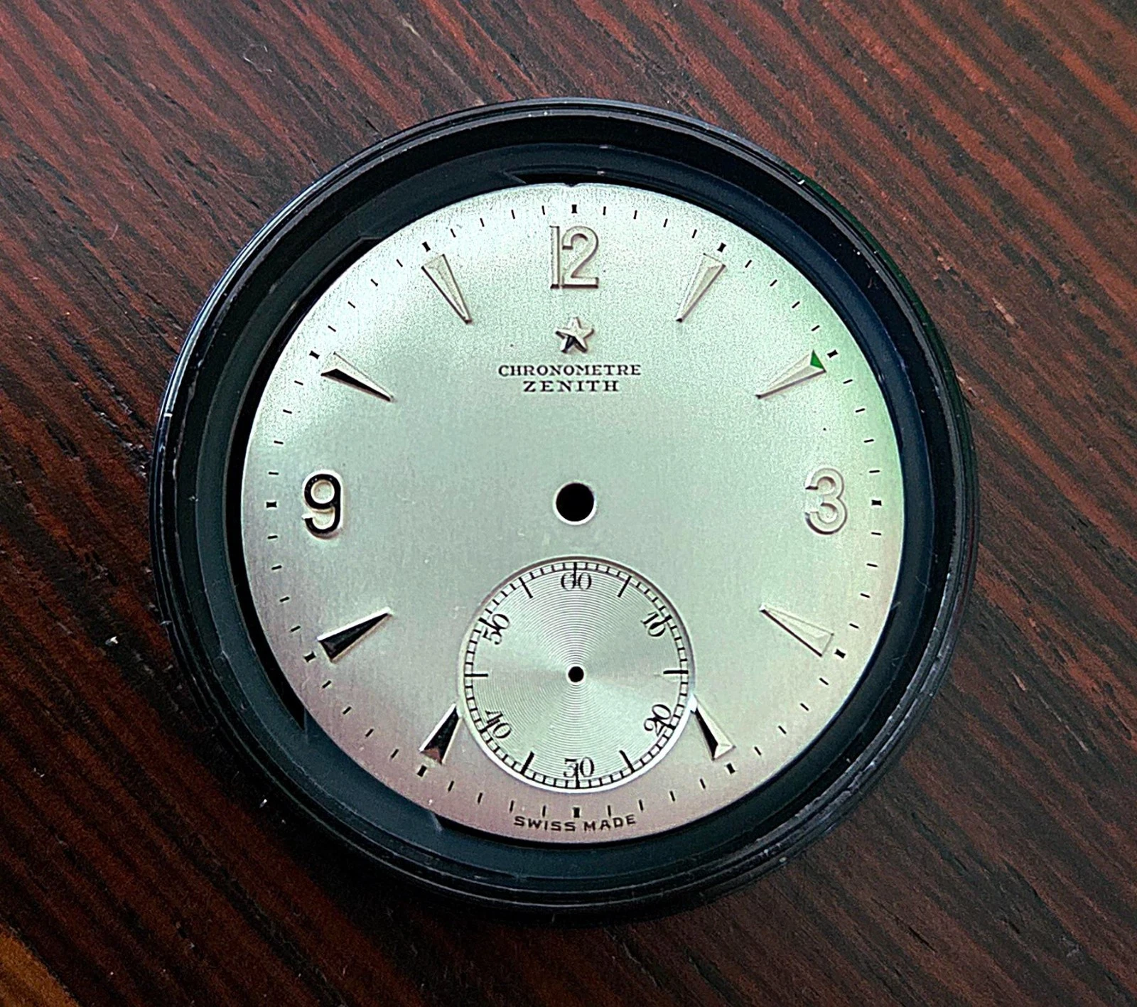 Zenith — Zenith 135 caliber dial Extremely Rare 'small number dial'  NOS unused Genuine