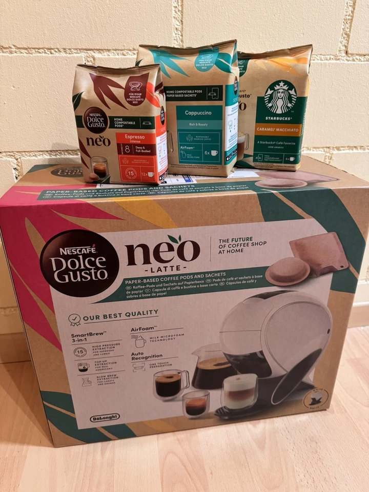 DeLonghi NEO300.W Kaffeepad Maschine  NEU weiss NEO Kaffeemaschine