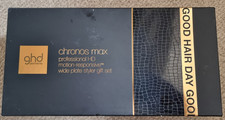 GHD Chronos Max Wide Plate Gift Set boxed - ex - retail return - great shape