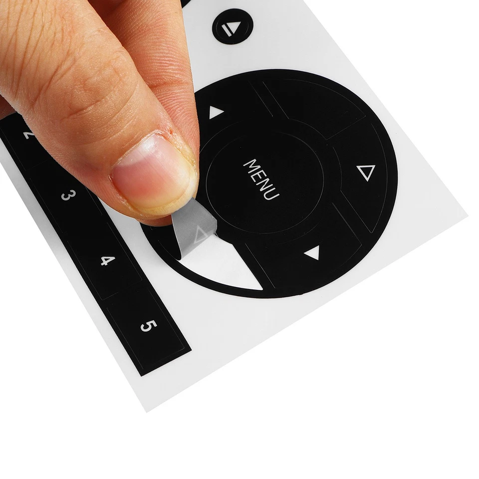 Radio Estéreo Botón Adhesivo Reparación Coche Interruptor Botón para Fiat 500 Foto 4 de 4