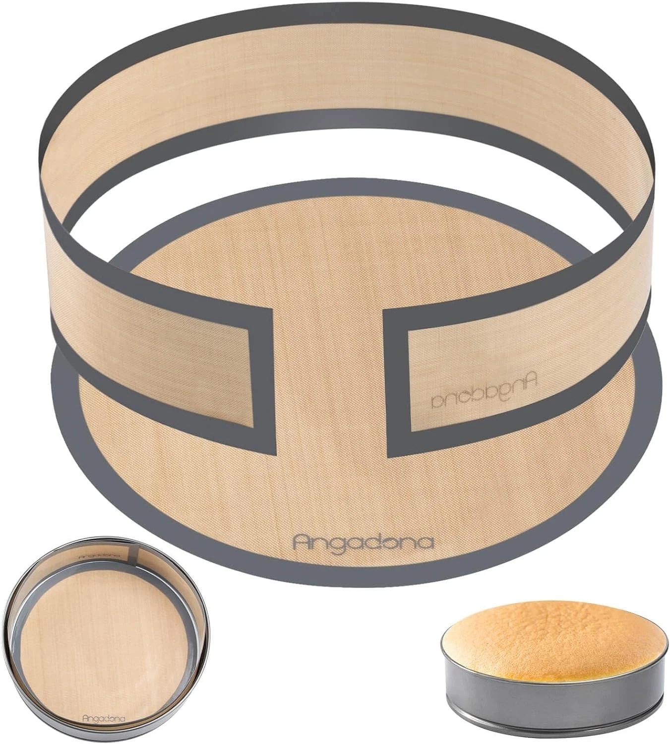 Silicone Baking Mat Springform Pan 10 inch Prevent cake from Sticking to Bottom