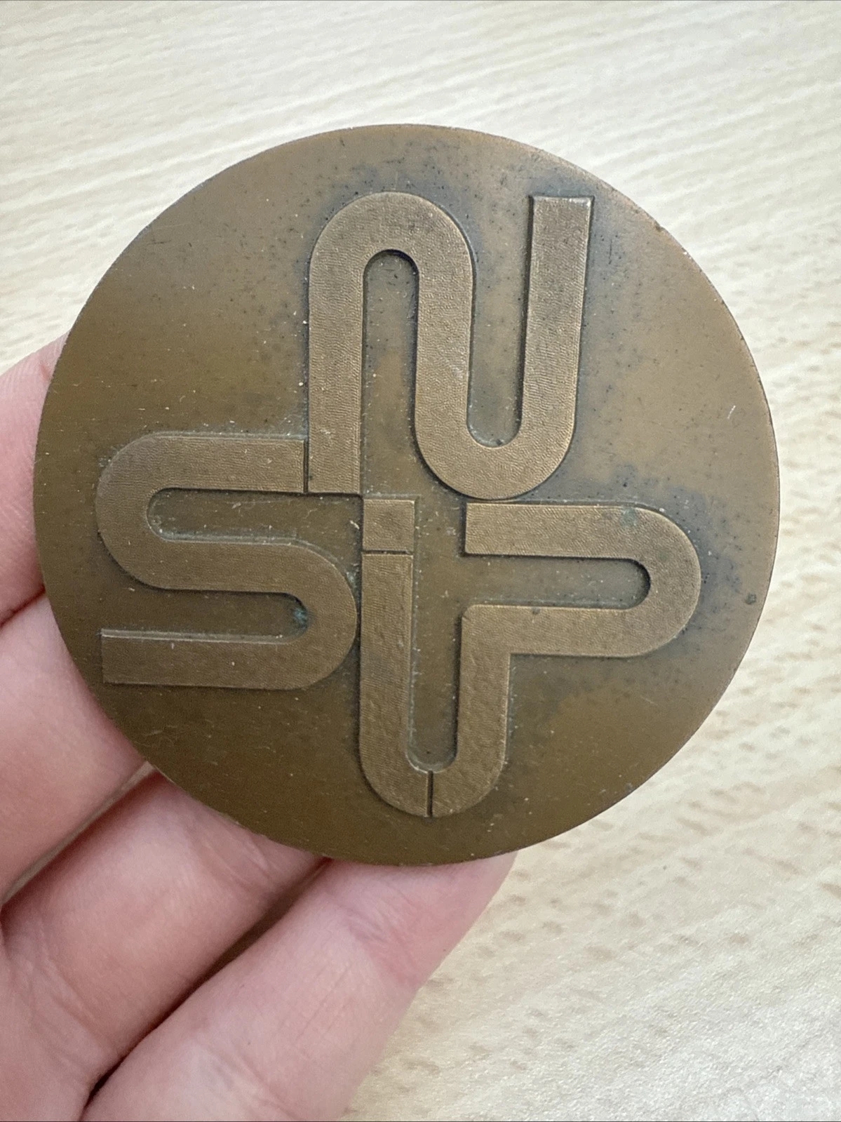 Médaille Syndicat National De L’industrie Pharmaceutique En Bronze 1980