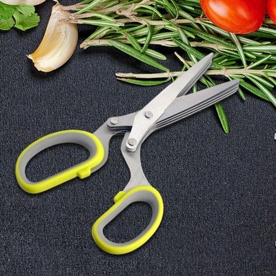 5 Schichten Küchenschere Shredded Chopper Gadget Multi Blade für Kräuter
