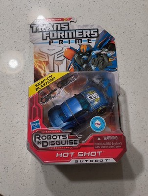 Transformers Prime Hot Shot Autobot Deluxe Class Hasbro 2011 NEW wear