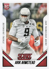 2015 Score Football Arik Armstead rookie card #342 Oregon/San Francisco 49ers RC. rookie card picture