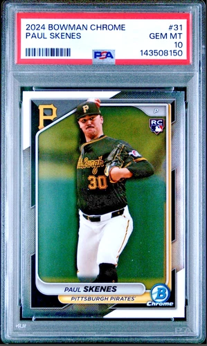 2024 Bowman Chrome Paul Skenes RC #31 PSA 10