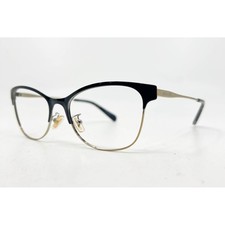Coach HC5111 9346 Shiny Light Gold Black Cat Eye Eyeglasses Frames 53-17-140