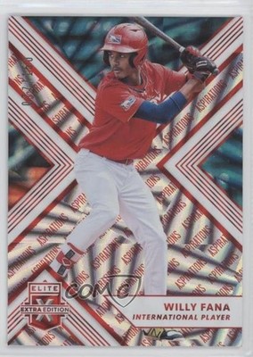 2018 Panini Elite Extra Edition Aspirations Red 77/150 Willy Fana #185 12dm