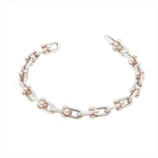 Tiffany Hardware Small link Bracelet 925 16.6g Silver
