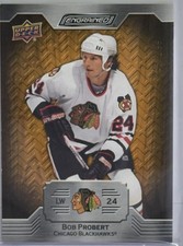 2023-24 Upper Deck Engrained Oak #81 Bob Probert 45/299  Chicago BLACKHAWKS