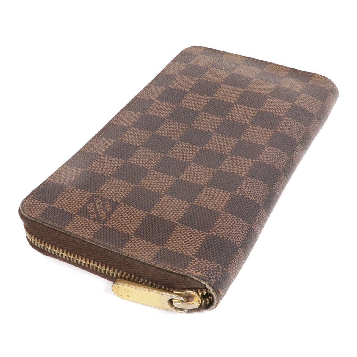 LOUIS VUITTON LV GHW Zippy Organizer Long Wallet N60003 Damier