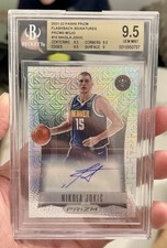 2021 Nikola Jokic Flashback Signatures Prizm Mojo Auto /25 BGS 9.5 Gem POP 2