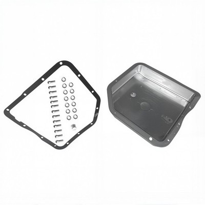 Automatic Transmission Oil Pan Kit Polished For GM Chevy 350 TH350 2-1/4'' Depth