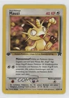 Meowth German 1st Ed. Pokemon Team Rocket #62 2000