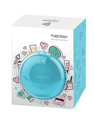 PUREDERM Sonic Silikon-Gesichtsreinigungsbürste Türkis