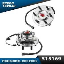 2x Front Wheel Hub Bearing Assembly w/ 6-Lug for Ford F-150 4WD 2015 2016 2017