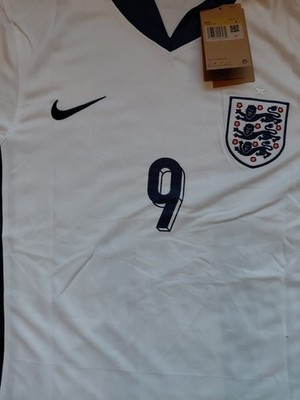 NEW Harry Kane #9 England National Team Home Soccer Nike Dri Fit