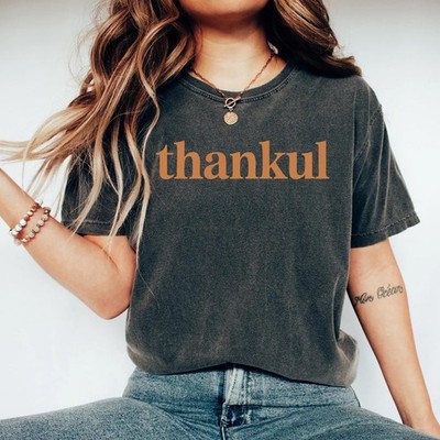 Thankful Shirt Thanksgiving Sweatshirt, Cute Fall Crewneck, Fall Shirt, Religiou