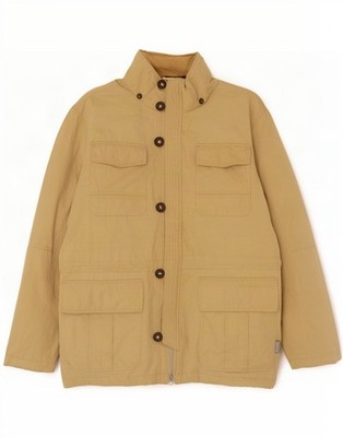 Diadora Mens Padded Jacket UK 42 XL Beige Cotton IN01