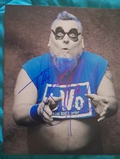 The Blue Meanie Autographed 8x10 Photo WWE, WWF, ECW Wrestling