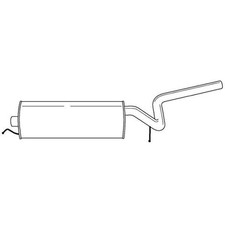 Silenziatore Centrale Sigam 61401 per VW