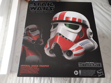 Image of HASBRO BLACK SERIES STAR WARS PREMIUM HELMET, SHOCK TROOPER
