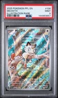2025 POKEMON PFL EN-PHANTASMAL FLAMES ILLUSTRATION RARE #106 MEOWTH PSA 9