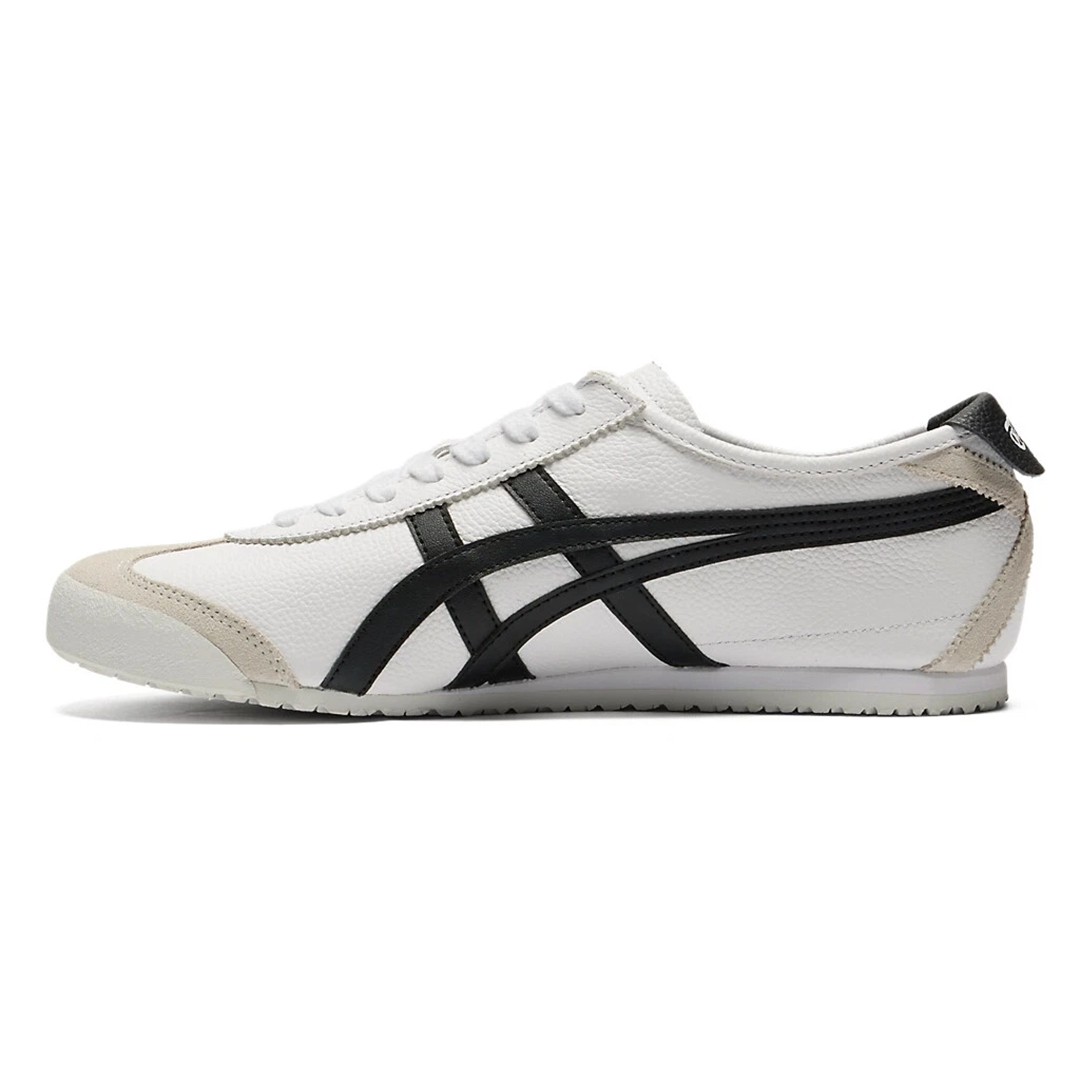 New Authentic Onitsuka Tiger MEXICO 66 WHITE BLACK Sneaker