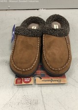 Dearfoams Unisex Closed Back 26008 Chestnut Synthetic Slip-On Slippers US 9-10