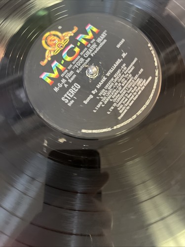 HANK WILLIAMS JR YOUR CHEATIN HEART ORIGINAL SOUNDTRACK VINYL RECORD LP COUNTRY - Picture 4 of 4
