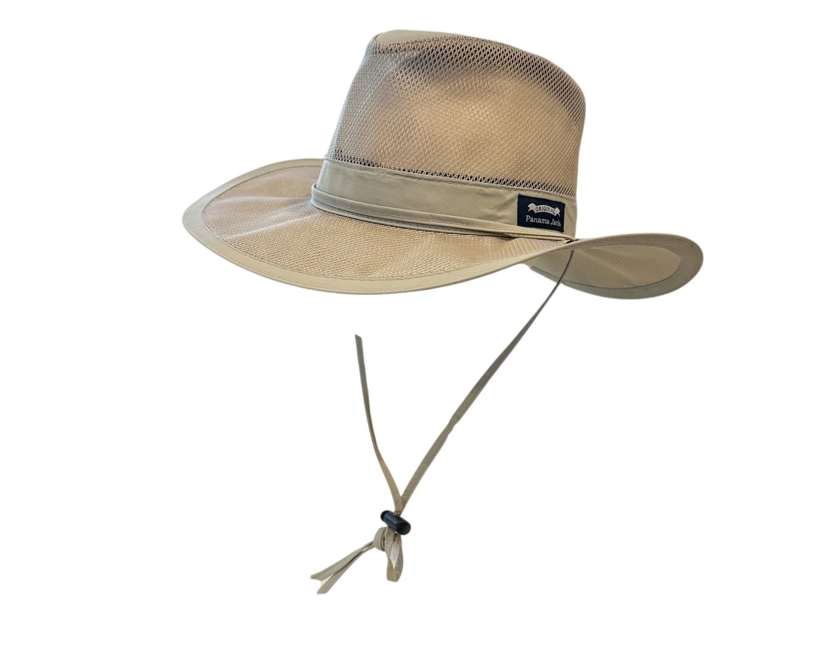 Panama Jack Mesh Seven Seas Safari Original Hat Khaki Light Green Fossil Lg NWT
Opens in a new windo