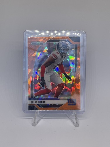 2024 Panini Prizm #217 Brian Burns Orange Cracked Ice New York Giants - Picture 1 of 2