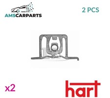 EXHAUST HANGER MOUNTING SUPPORT FRONT 407 713 HART 2PCS NEW OE REPLACEMENT