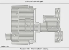 DuraEVA EVA Foam Boat flooring  1990-1991 Carver 3807 Aft Cabin MY