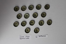 Coke Cola bottle caps 1966 lot of 16 different, Gale Sayers Rookie, Roosevelt Br