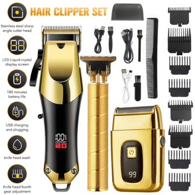 MARKENLOS Profi Haarschneider Haarschneidemaschine Bart Trimmer Rasierer Hair Clipper SET