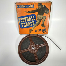 Vintage Castle Films Football Parade of the the Year 1947, 8mm 342 Complete Ed.