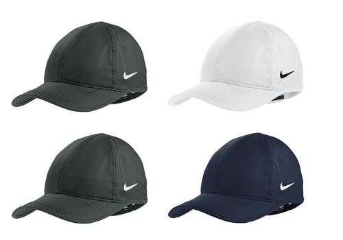 NEW NIKE FEATHERLITE HAT-SWOOSH-DRI-FIT 