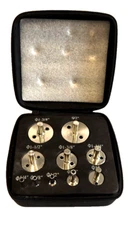 DRILAX Drill Bit Hole Saw Set 10 Piece Set Diamond Coated Tools  w/ Case 2 inch