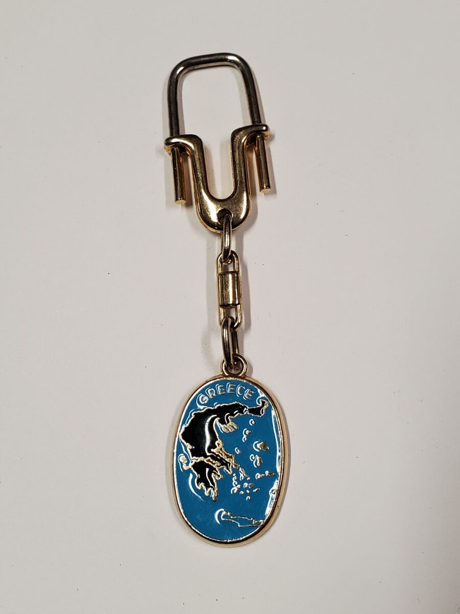 Vintage HERMES Ancient Greek God Keychain Greece Souvenir Vintage HERMES Ancient Greek God Keychain Greece Souvenir