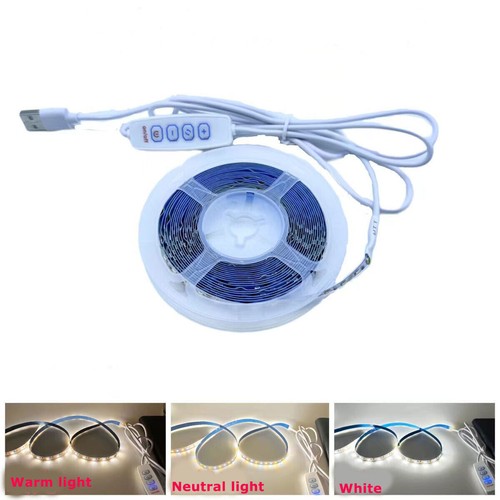 USB 5V Kitchen Under Cabinet Closet Lighting Kit Shelf Light Strip Bar Counter - Picture 3 of 10