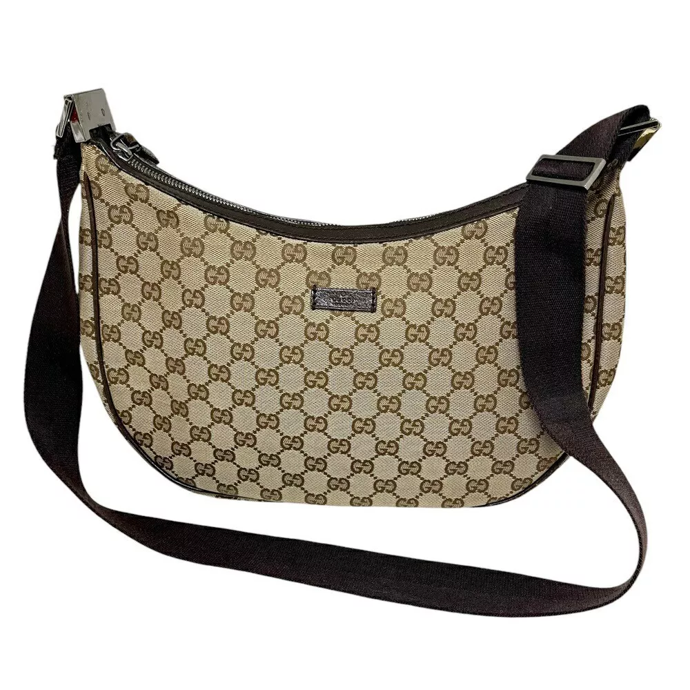 Sac bandoulière Gucci GG Supreme 122790 beige marron GG toile cuir
