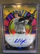 2019 Bowman Draft ANDREW VAUGHN Class Of 2019 Gold Auto /50🔥🔥