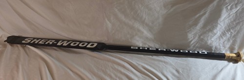 Wade Flaherty Hockey Stick Game Used and Broken Kansas City Blades Sherwood 1993 - Picture 5 of 10