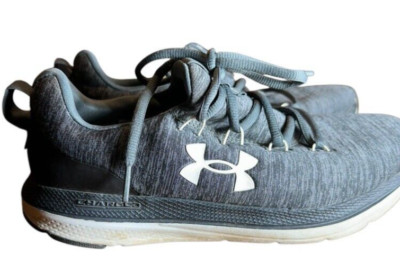Under Armour Women's CHARGED IMPULSE KNIT Running Shoes Gray Size 9